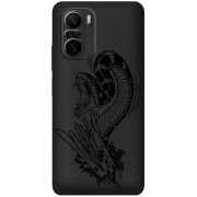 Черный чехол BoxFace Xiaomi Poco F3 Snake