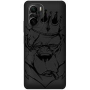 Черный чехол BoxFace Xiaomi Poco F3 Bear King
