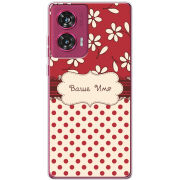 Чехол BoxFace Motorola Edge 50 Fusion Именной Polka Dots