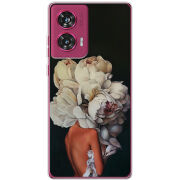 Чехол BoxFace Motorola Edge 50 Fusion Exquisite White Flowers