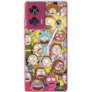 Чехол BoxFace Motorola Edge 50 Fusion Rick and Morty