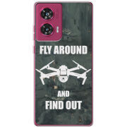 Чехол BoxFace Motorola Edge 50 Fusion Дрон Fly Around