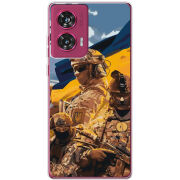 Чехол BoxFace Motorola Edge 50 Fusion Воїни ЗСУ