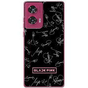 Чехол BoxFace Motorola Edge 50 Fusion Blackpink автограф