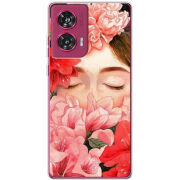 Чехол BoxFace Motorola Edge 50 Fusion Girl in Flowers