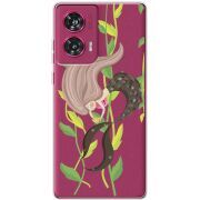 Прозрачный чехол BoxFace Motorola Edge 50 Fusion Cute Mermaid
