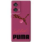 Прозрачный чехол BoxFace Motorola Edge 50 Fusion Wild Cat
