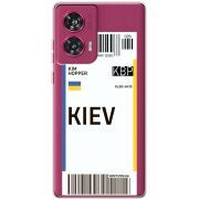 Прозрачный чехол BoxFace Motorola Edge 50 Fusion Ticket Kiev