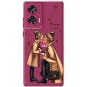 Прозрачный чехол BoxFace Motorola Edge 50 Fusion Mommy Is My BFF