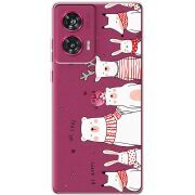 Прозрачный чехол BoxFace Motorola Edge 50 Fusion The Friendly Beasts