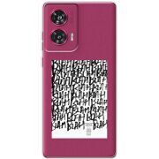 Прозрачный чехол BoxFace Motorola Edge 50 Fusion Blah Blah