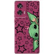 Прозрачный чехол BoxFace Motorola Edge 50 Fusion Baby Yoda