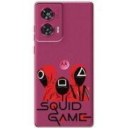 Прозрачный чехол BoxFace Motorola Edge 50 Fusion siquid game люди в красном