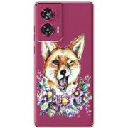 Прозрачный чехол BoxFace Motorola Edge 50 Fusion Winking Fox