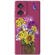 Прозрачный чехол BoxFace Motorola Edge 50 Fusion My Bouquet