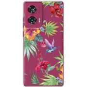 Прозрачный чехол BoxFace Motorola Edge 50 Fusion Tropical