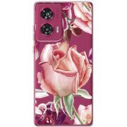 Прозрачный чехол BoxFace Motorola Edge 50 Fusion Rose