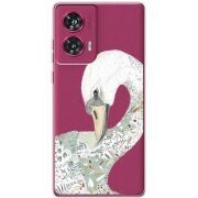 Прозрачный чехол BoxFace Motorola Edge 50 Fusion Swan
