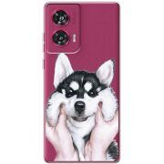 Прозрачный чехол BoxFace Motorola Edge 50 Fusion Husky