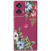 Прозрачный чехол BoxFace Motorola Edge 50 Fusion Floral
