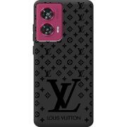Черный чехол BoxFace Motorola Edge 50 Fusion LV Style