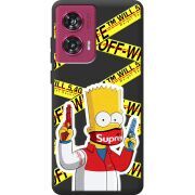 Черный чехол BoxFace Motorola Edge 50 Fusion White Bart