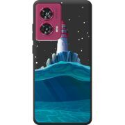 Черный чехол BoxFace Motorola Edge 50 Fusion Lighthouse