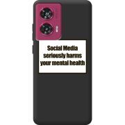 Черный чехол BoxFace Motorola Edge 50 Fusion 