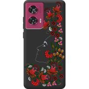 Черный чехол BoxFace Motorola Edge 50 Fusion 3D Ukrainian Muse