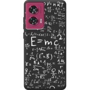 Черный чехол BoxFace Motorola Edge 50 Fusion E=mc2
