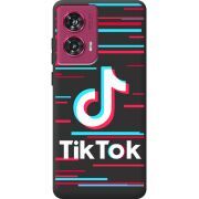 Черный чехол BoxFace Motorola Edge 50 Fusion Tik Tok