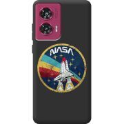 Черный чехол BoxFace Motorola Edge 50 Fusion NASA