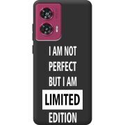 Черный чехол BoxFace Motorola Edge 50 Fusion Limited Edition