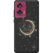 Черный чехол BoxFace Motorola Edge 50 Fusion Moon