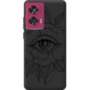 Черный чехол BoxFace Motorola Edge 50 Fusion Eye