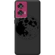 Черный чехол BoxFace Motorola Edge 50 Fusion Planet