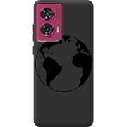 Черный чехол BoxFace Motorola Edge 50 Fusion Earth