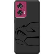 Черный чехол BoxFace Motorola Edge 50 Fusion Sportcar