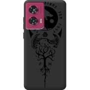Черный чехол BoxFace Motorola Edge 50 Fusion Hugin and Munin