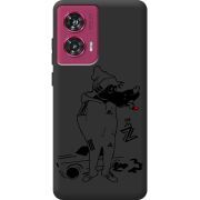 Черный чехол BoxFace Motorola Edge 50 Fusion 