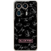 Чехол BoxFace Motorola Edge 50 Ultra Blackpink автограф