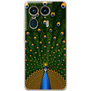 Чехол BoxFace Motorola Edge 50 Ultra Peacocks Tail