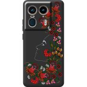 Черный чехол BoxFace Motorola Edge 50 Ultra 3D Ukrainian Muse