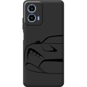 Черный чехол BoxFace Motorola G34 Sportcar