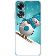 Чехол BoxFace OPPO A60 Skier Snowman