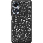 Черный чехол BoxFace OPPO A60 E=mc2