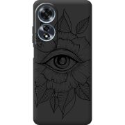 Черный чехол BoxFace OPPO A60 Eye