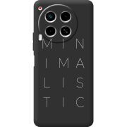 Черный чехол BoxFace Tecno Camon 30 Minimalistic