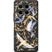 Черный чехол BoxFace Tecno Camon 30 Ластівки