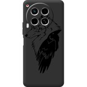 Черный чехол BoxFace Tecno Camon 30 Wolf and Raven